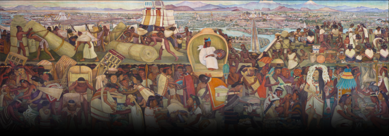 diego rivera mural tenochtitlan